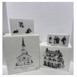 Heritage Village Collection Department 56 Two Buildings and Accessories