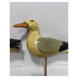 Pair of Beautiful Vintage Wooden Seagulls