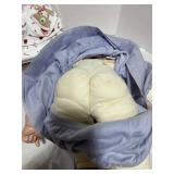 Jointed Bendable Porcelain Doll with Extra Outfits