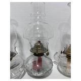 Three Vintage Oil Lamps