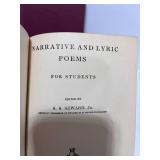 3 Antique Books. The Sad Sack, Neck or Nothing, Narrative a Lyric Poems