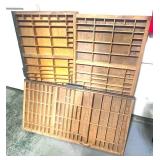 Three Type Setter Drawers