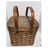 Vintage Wicker Picnic Basket