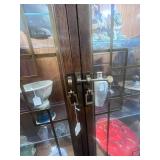 Asian Inspired Vintage Hutch/Display Case Lighted