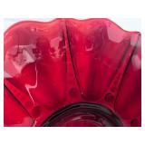 1938 Gorgeous Vintage Oyster and Pearl Ruby Serving Tray 14"