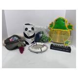 Lot of Misc. Eagles Neck Warmer, Panda Cub, Picture Frame and More