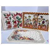 7 Vintage Holiday Place Mats