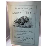 1893 Animal Traps Book (1976 Reprint) 1975 Trap Collectors Guide, 1973 Northwoods Trapline and 1988 Nichols Net and Twine