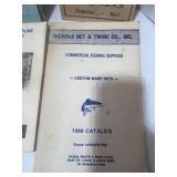 1893 Animal Traps Book (1976 Reprint) 1975 Trap Collectors Guide, 1973 Northwoods Trapline and 1988 Nichols Net and Twine