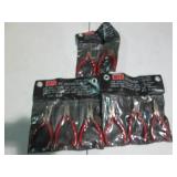 Lot of 3-3pc precision pliers sets...