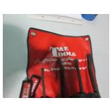 T&E 4pc comfort grip pry bar set...