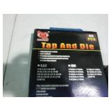 40pc heavy duty tap and die set plu...