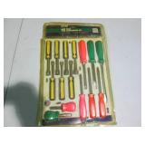 15pc flat, phillips, hex and torx s...