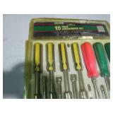 15pc flat, phillips, hex and torx s...