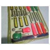 15pc flat, phillips, hex and torx s...