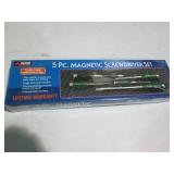 5pc Magnetic screwdriver set...