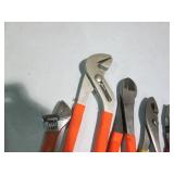 6pc Plier, channel lock and wrench ...