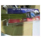 12pc 15in flat bungee cord lot...