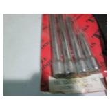 14pc 3/8in drive metric socket set with 4 pc 3/8in socket extension set