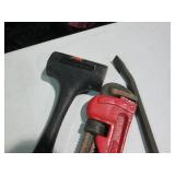 Dead blow 1-1/2lb cast hammer, heav...