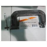 5in Heavy duty C-clamp lot of 6...