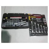 15pc Powerbuilt 1/2in metric socket...