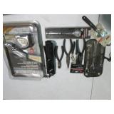 Measuring tape, lighted Utility kni...