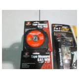 Tape measures, 12-in-1 multi-lockin...