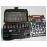 15pc Powerbuilt 1/2in metric socket...