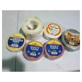 5 pack 2in Duct tape and 1 pack mas...