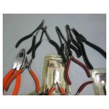 Large variety of linesman pliers, v...