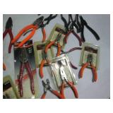 Large variety of linesman pliers, v...