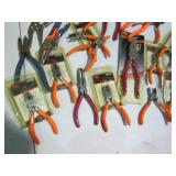 Large variety of linesman pliers, v...