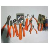 Variety of pliers and crescent wren...