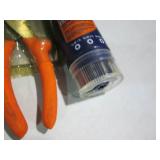 Variety of pliers and crescent wren...