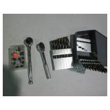 Drill index, ratchets and 10pc impa...