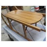 Vintage Wood Sled 39 x 21 x 17" - p...