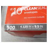 500 #10 Clean Seal Self Adhesive En...