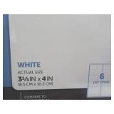 600 White Shipping Labels...