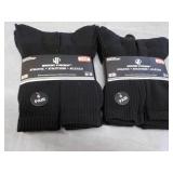 12 Pair Wear Proof Black Socks size...