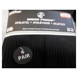 12 Pair Wear Proof Black Socks size...