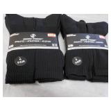 12 Pair Wear Proof Black Socks size...