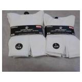 12 Pair Wear Proof White Socks size...