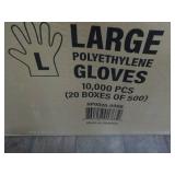 Case of 10,000 Size Large Polyethyl...