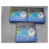 3 Professional LED Pool Lights...