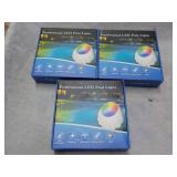3 Professional LED Pool Lights...