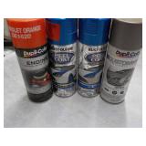 4 Rust-Oleum Peel Coat various colo...