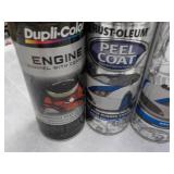 4 Rust-Oleum Peel Coat various colo...