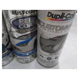 4 Rust-Oleum Peel Coat various colo...