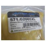 Leather Gloves; size XL...